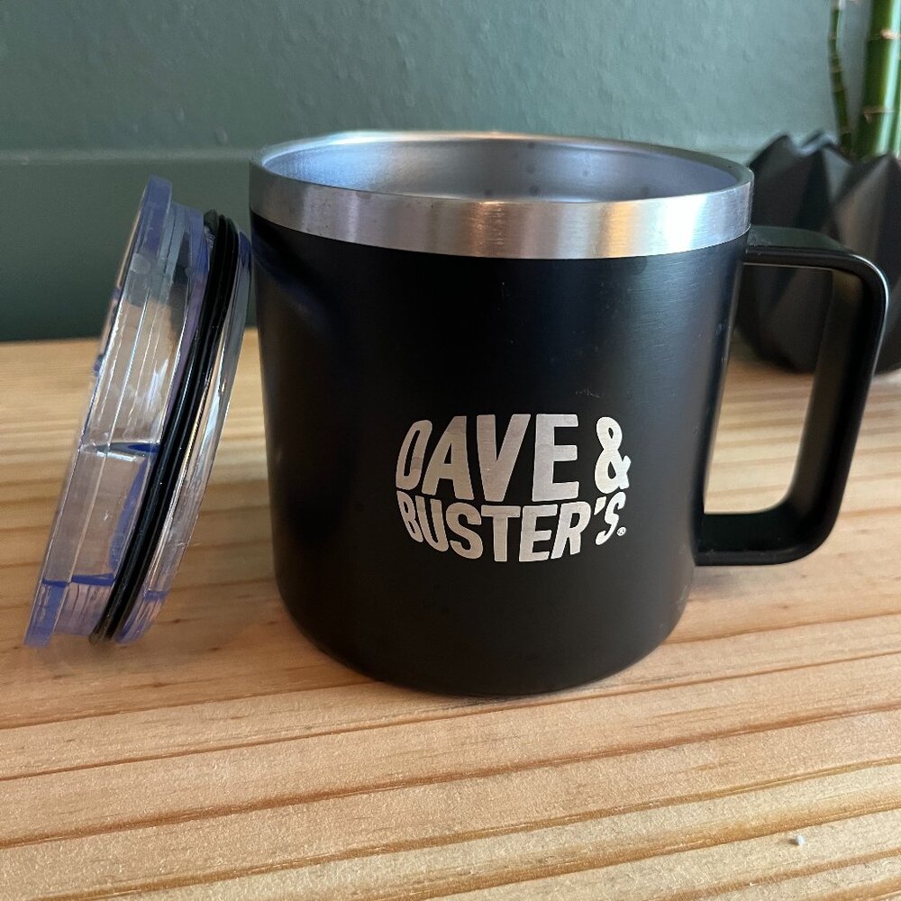 Dave and Busters Metal Mug